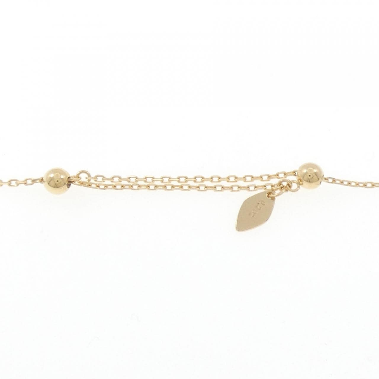 [BRAND NEW] K18YG Diamond Necklace 0.202CT