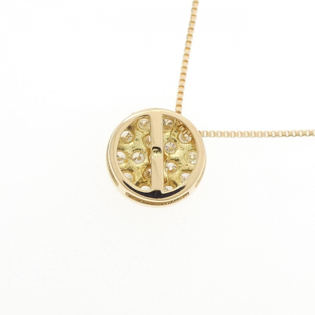 K18YG 密镶钻石项链 0.20CT