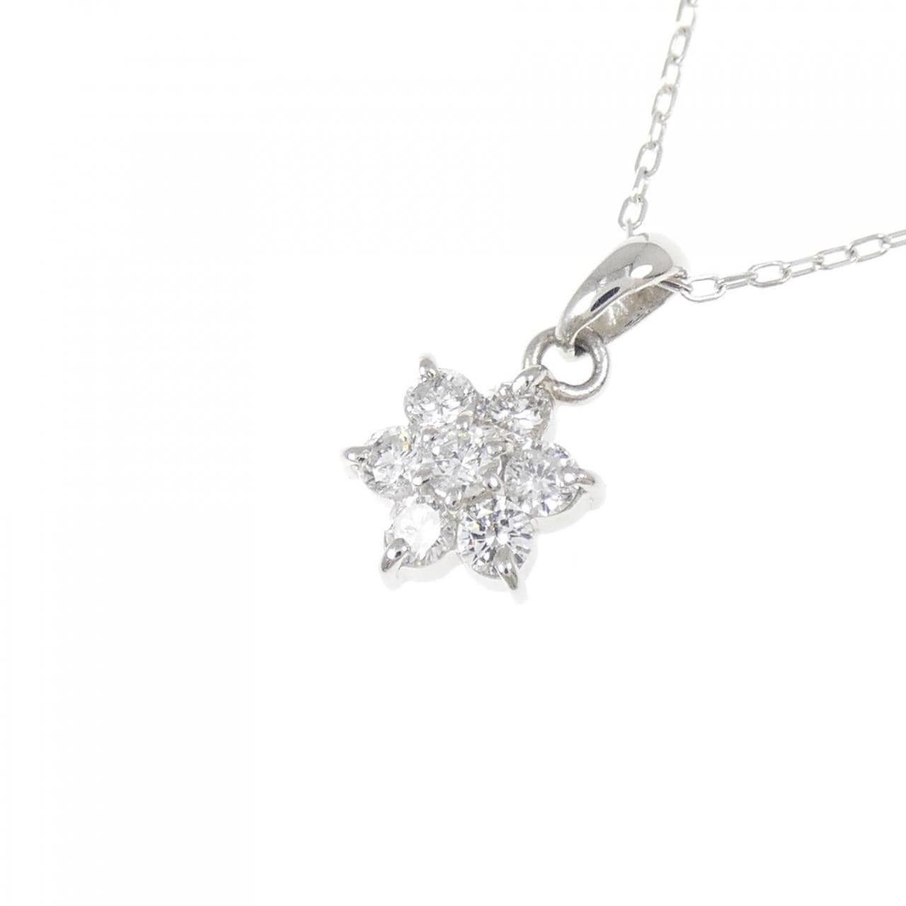 PT900/PT850 ダイヤモンド ネックレス 0.30CT