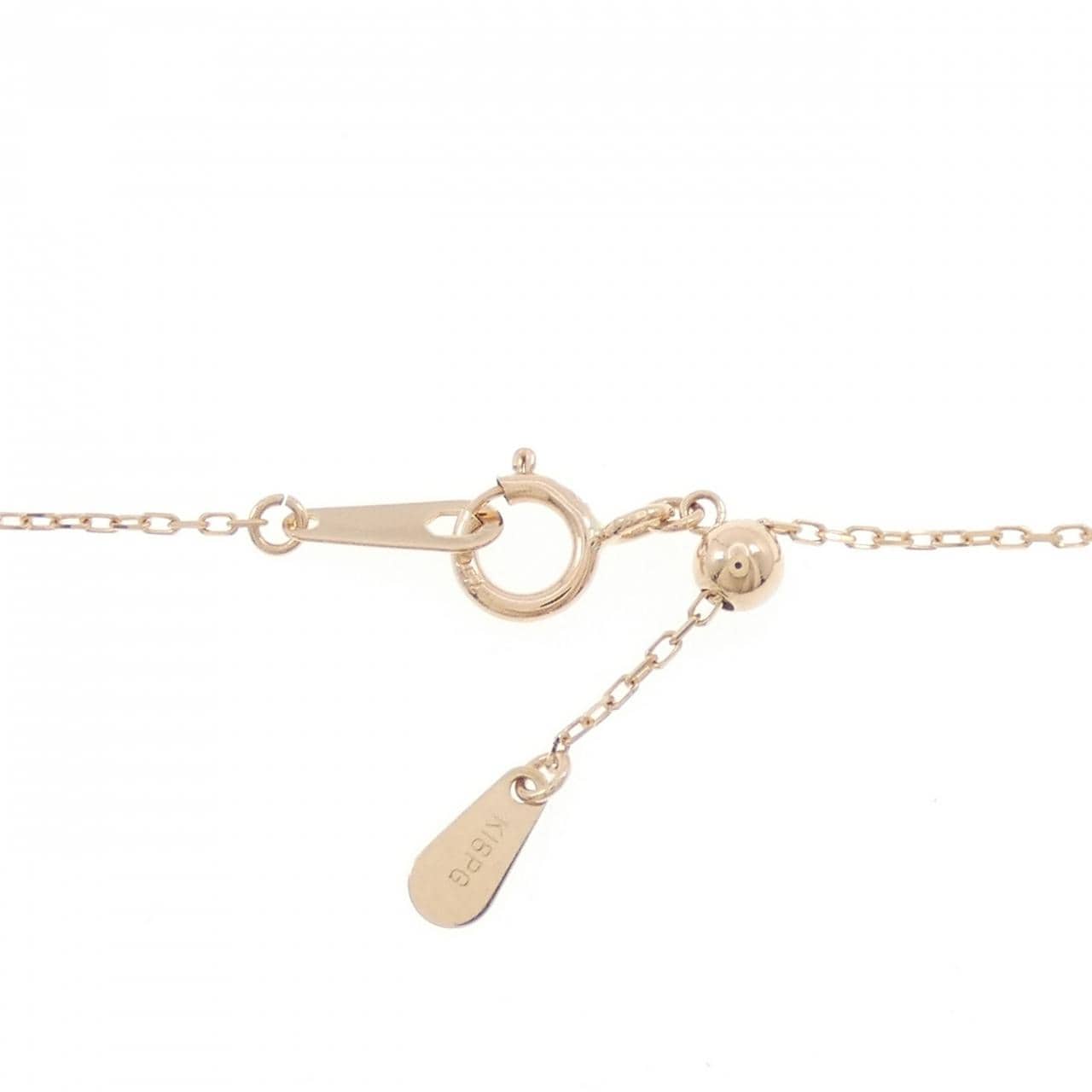 K18PG 星形鑽石項鍊 0.06克拉