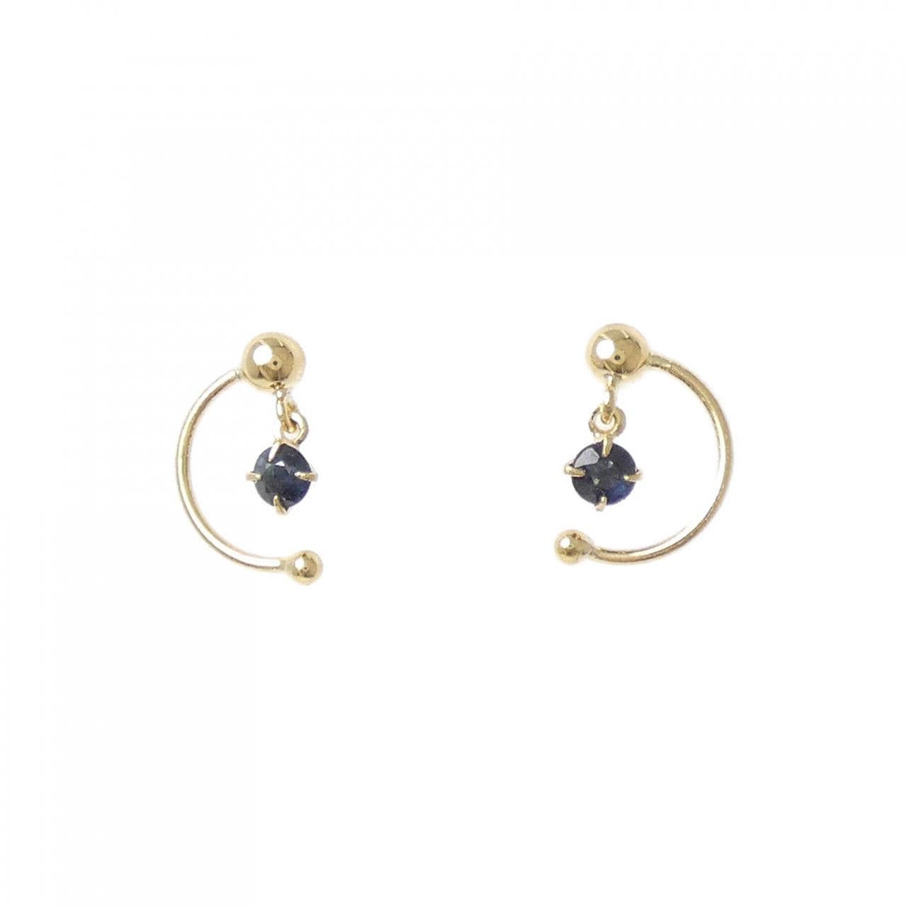 K18YG サファイヤ ピアス