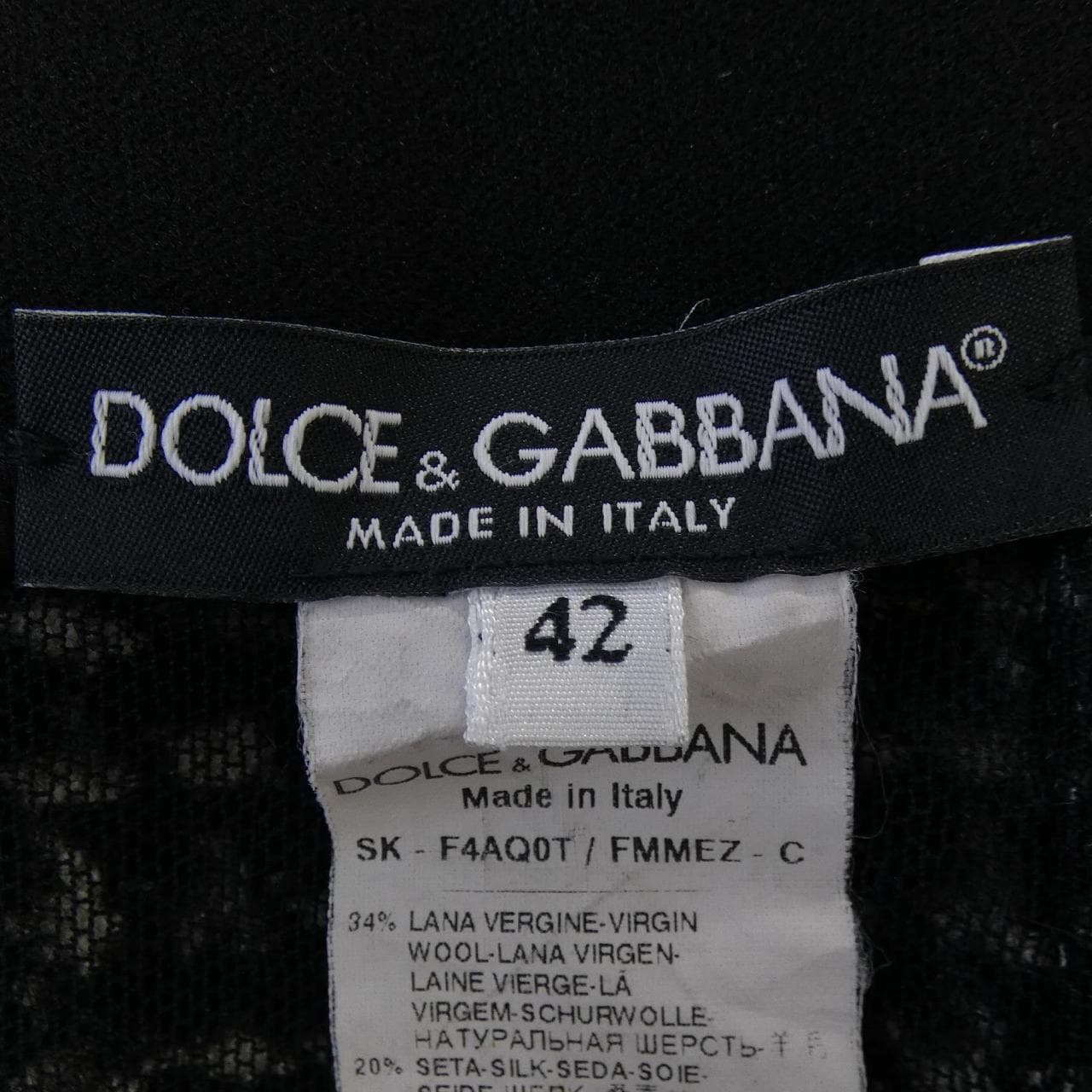 ドルチェアンドガッバーナ DOLCE&GABBANA F4AQ0T/FMMEZ スカート
