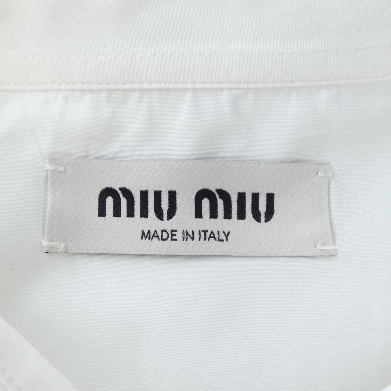 ミュウミュウ MIU MIU MIU MIU ロゴ MK1727 S231 10RG シャツ