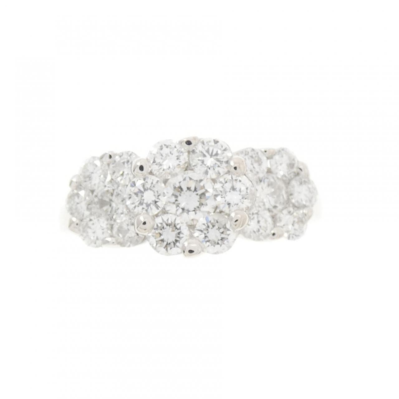 K18WG ダイヤモンド リング 1.00CT