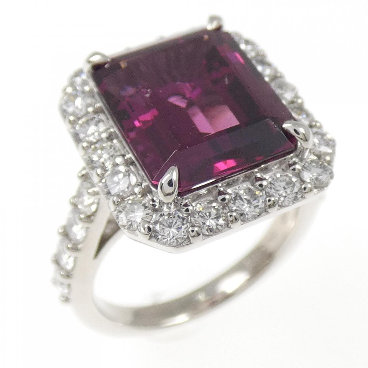 PT900 ガーネット リング 5.528CT
