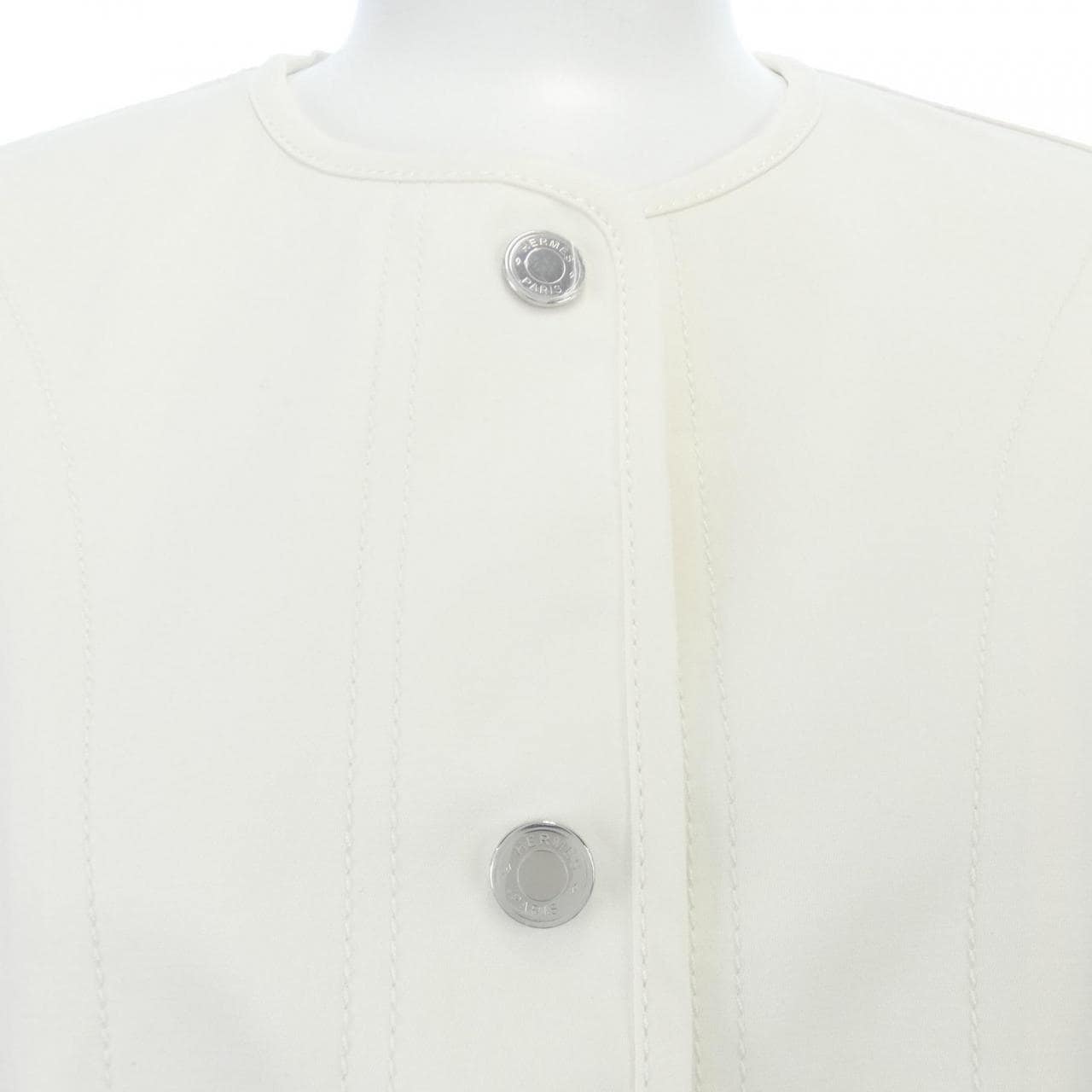 エルメス HERMES ノーカラージャケット