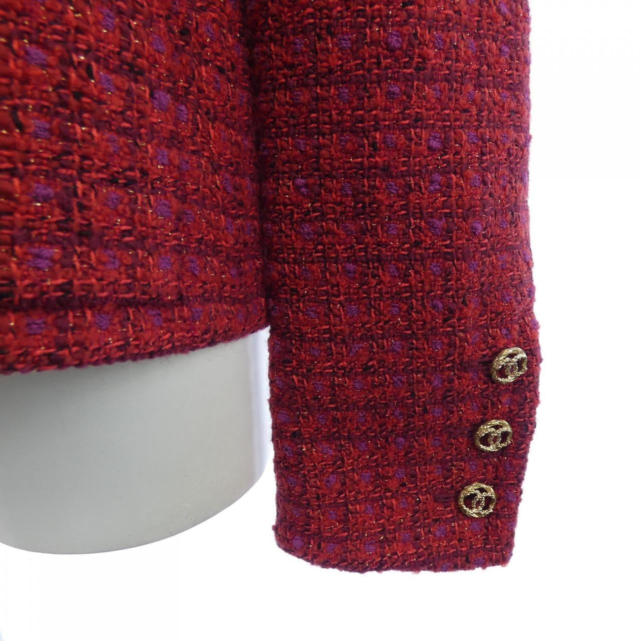 シャネル CHANEL LOOK7 P75484V60450 23B ノーカラージャケット