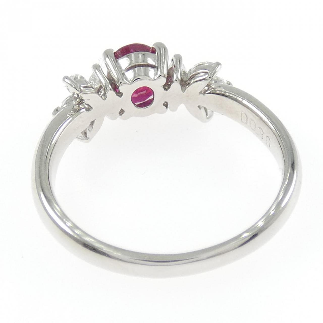 PT900 ルビー リング