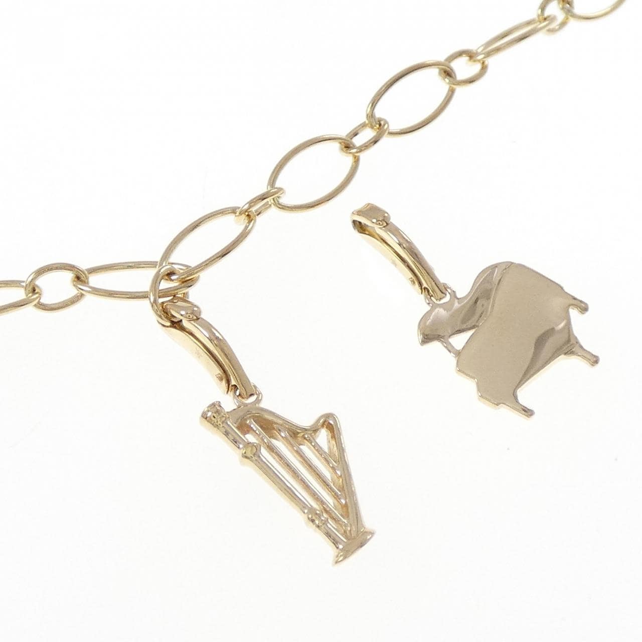 K18YG(枠) コイン ネックレス