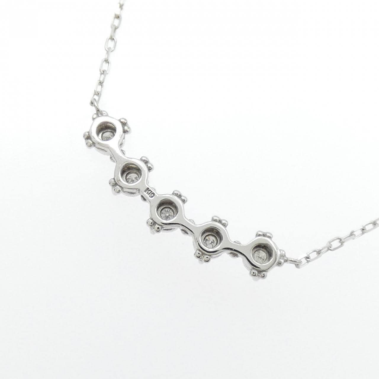 K10WG ダイヤモンド ネックレス