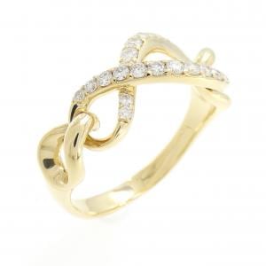 K18YG ダイヤモンド リング 0.30CT