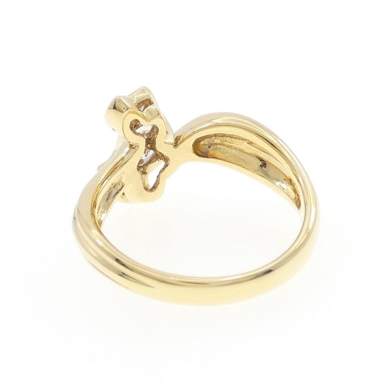 K18YG ダイヤモンド リング 0.57CT