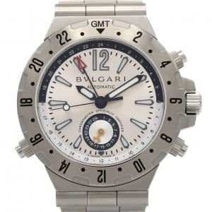 【ノーメンテナンス還元価格】ブルガリ ディアゴノプロフェッショナルGMT GMT40S/GMT40C5SSD SS 自動巻