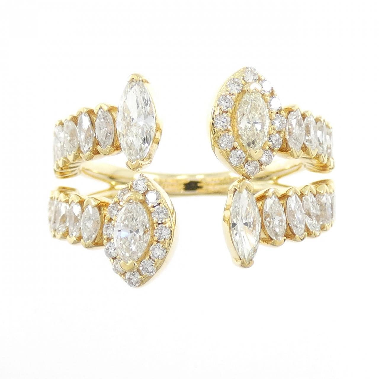 【新品】K18YG ダイヤモンド リング 1.57CT