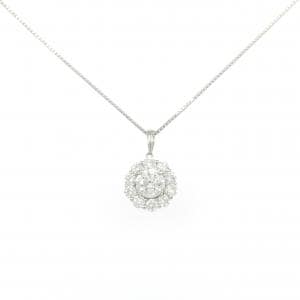 PT900/PT850 ダイヤモンド ネックレス 1.020CT G SI2 Fair
