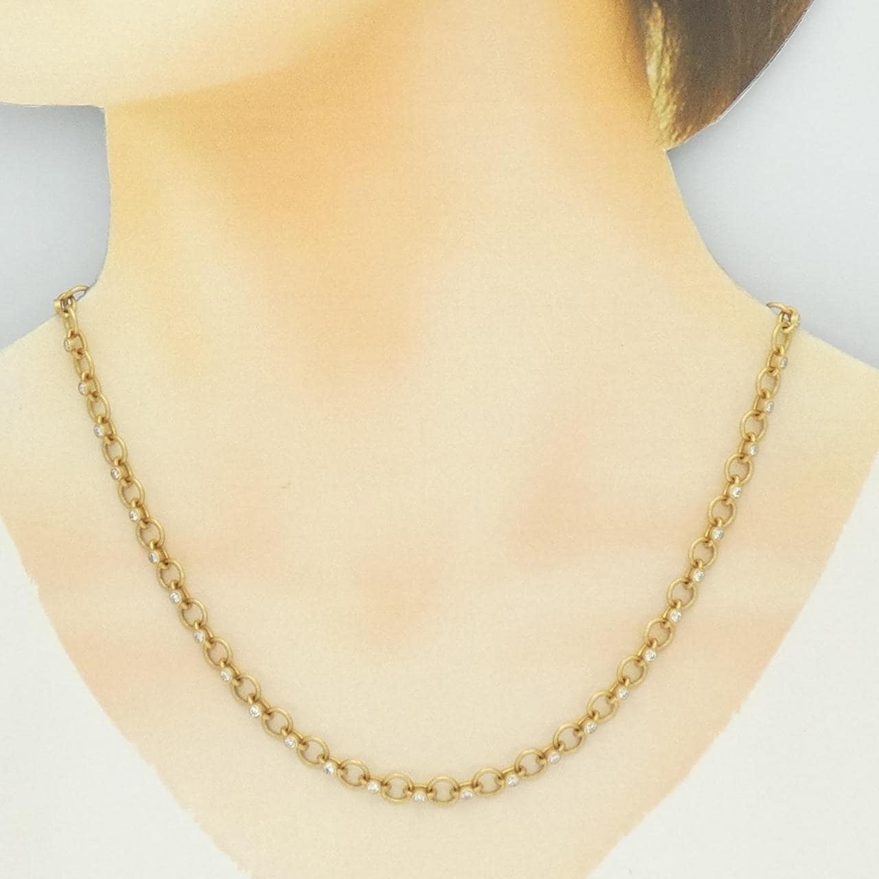 シハラ リンク ダイヤモンド ネックレス 1.63CT