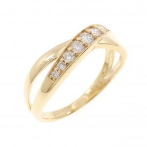 K18YG ダイヤモンド リング 0.20CT