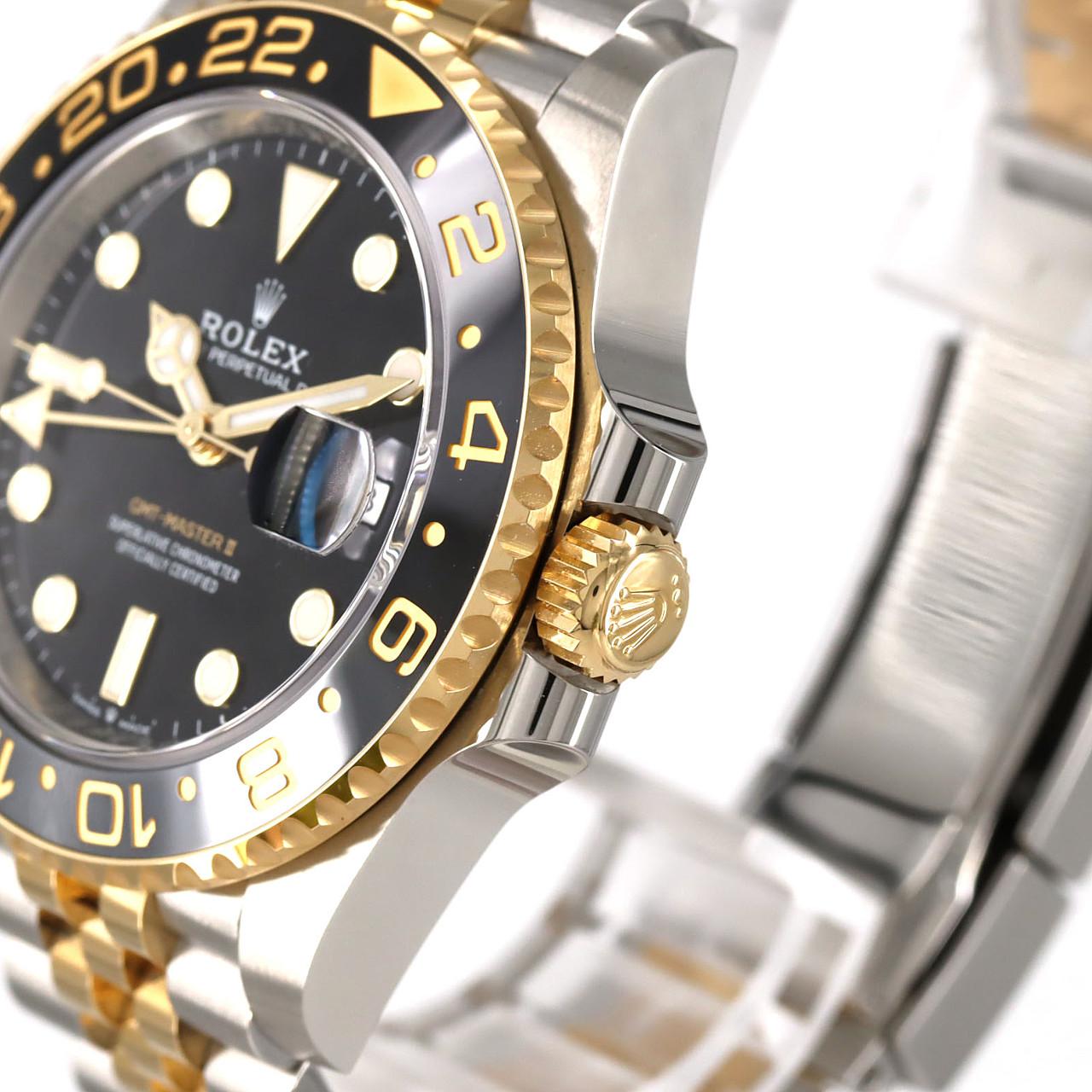 ロレックス GMTマスターⅡ 126713GRNR SSxYG 自動巻 ランダム番