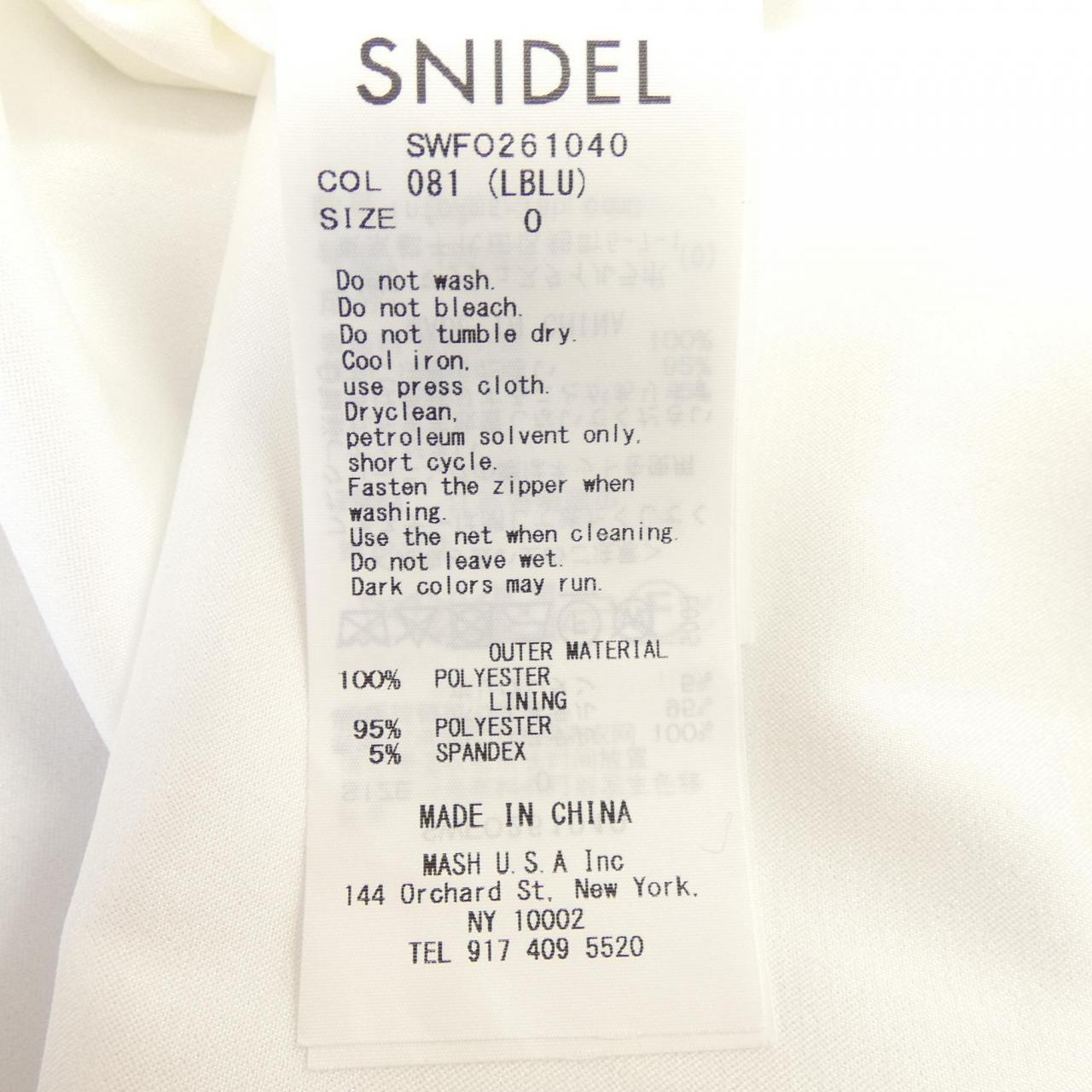 スナイデル Snidel ワンピース