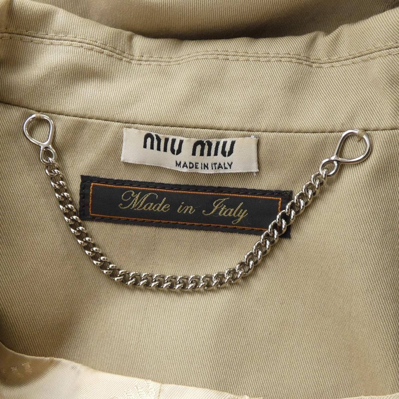 ミュウミュウ MIU MIU MS1608 トレンチコート