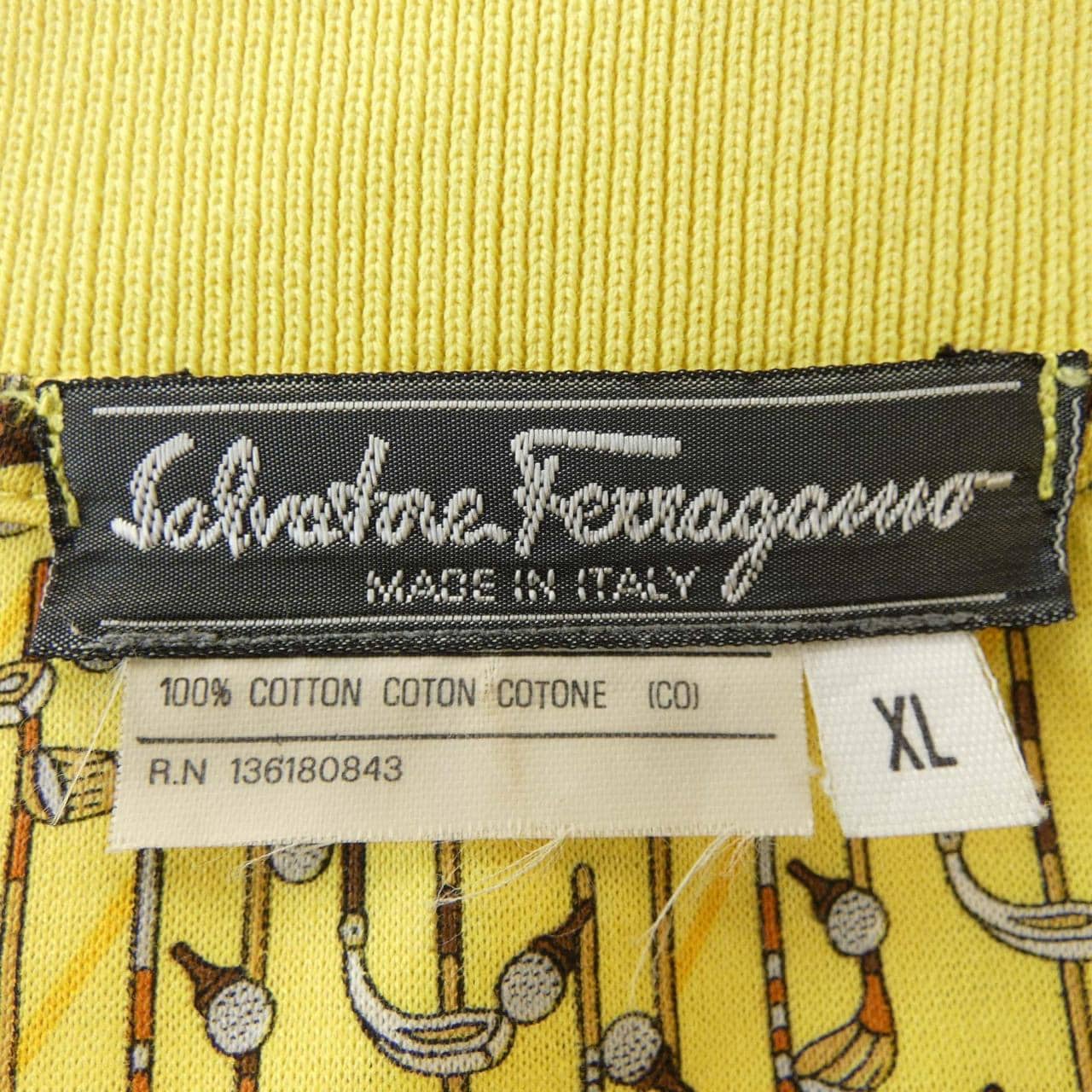 【ヴィンテージ】サルヴァトーレフェラガモ SALVATORE FERRAGAMO ポロシャツ