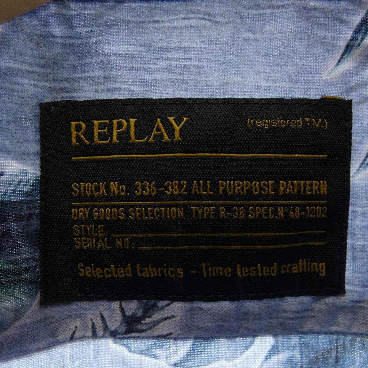 リプレイ REPLAY S／Sシャツ