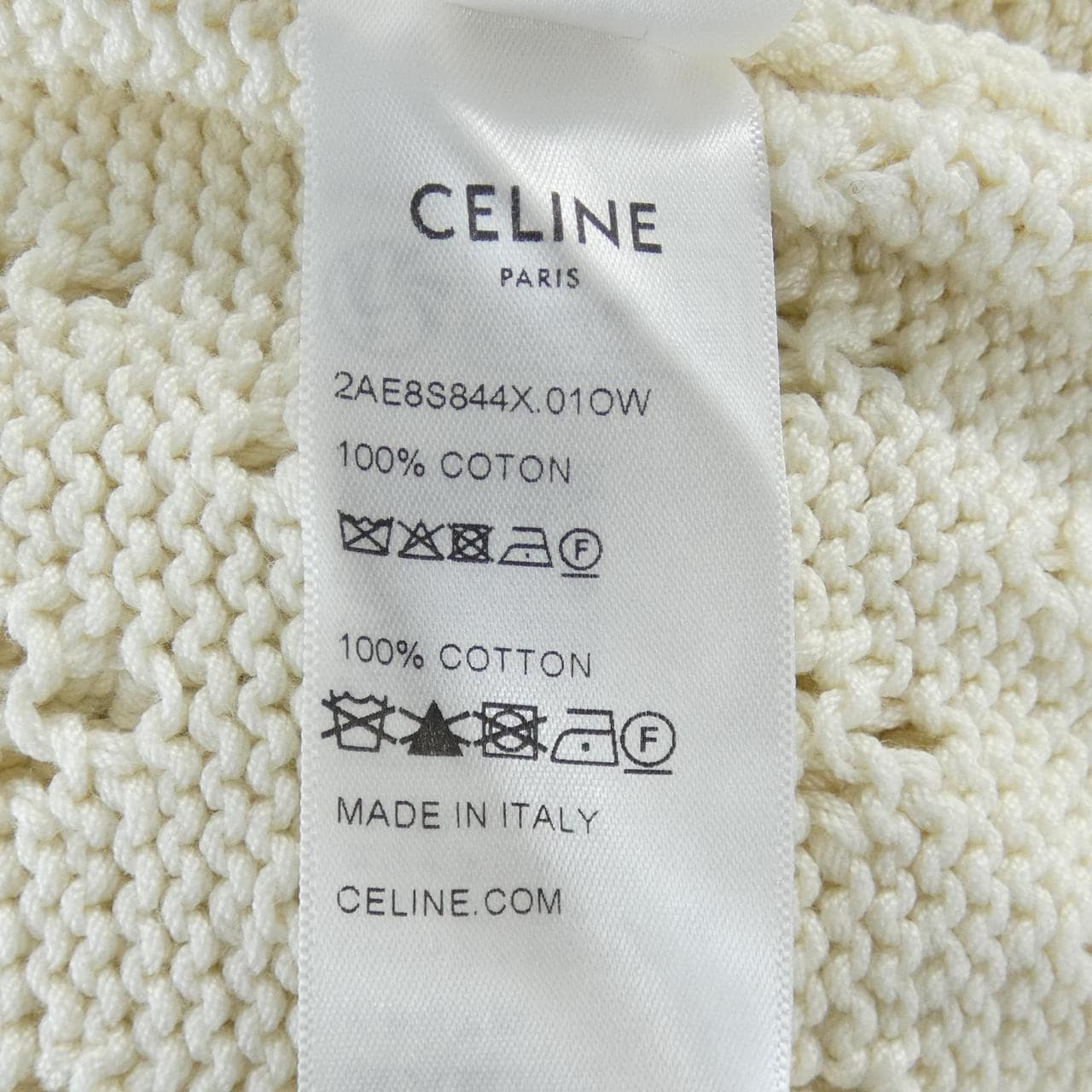 セリーヌ CELINE クロップドカーディガン 2AE8S844X カーディガン