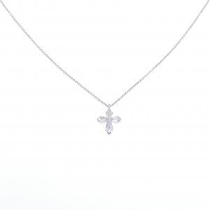 グラフ Trapezoid Diamond Cross ネックレス