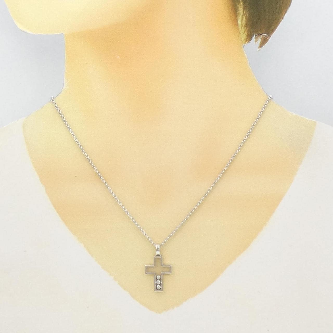 CHOPARD Happy Cross Necklace