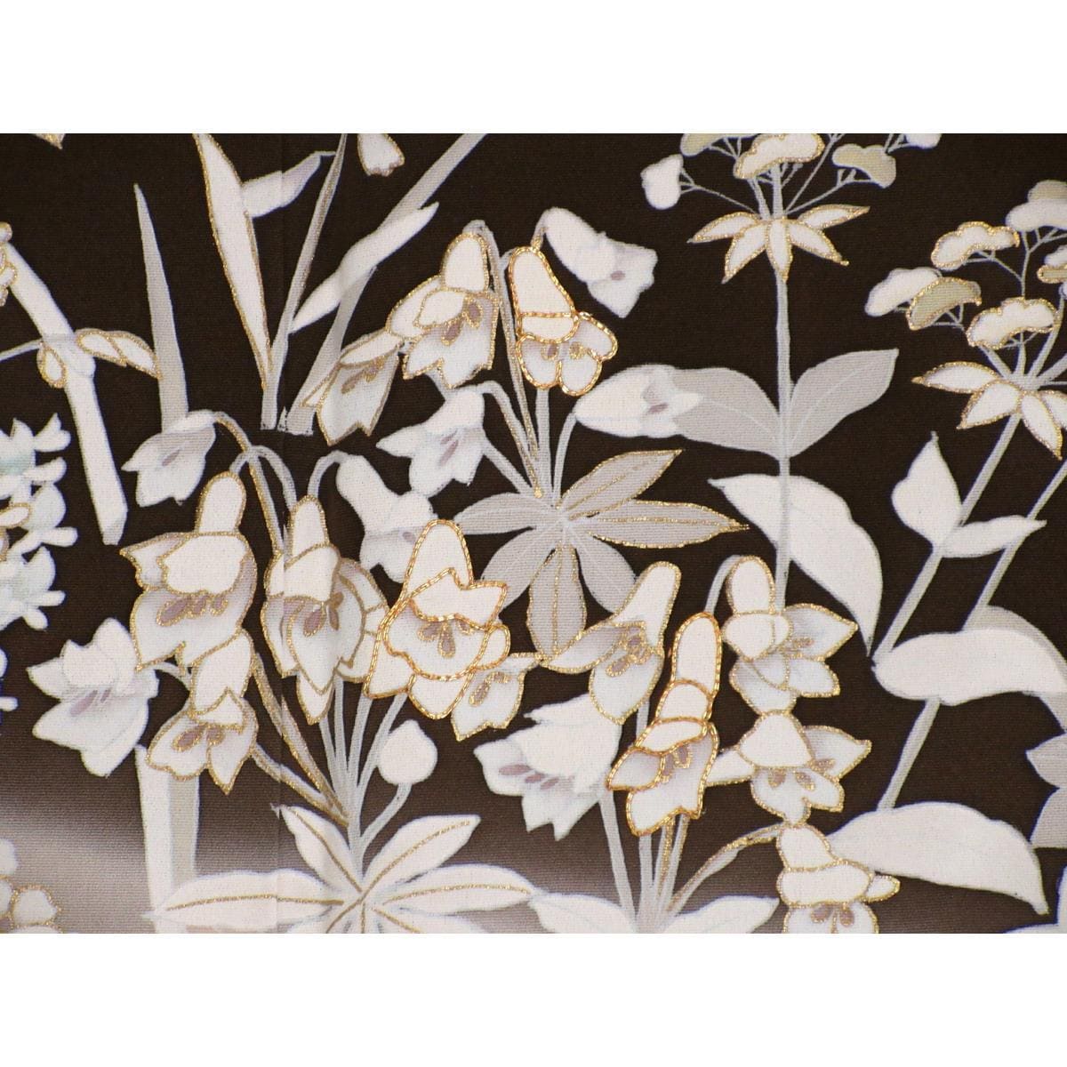 訪問着　友禅金彩加工　ボカシ染