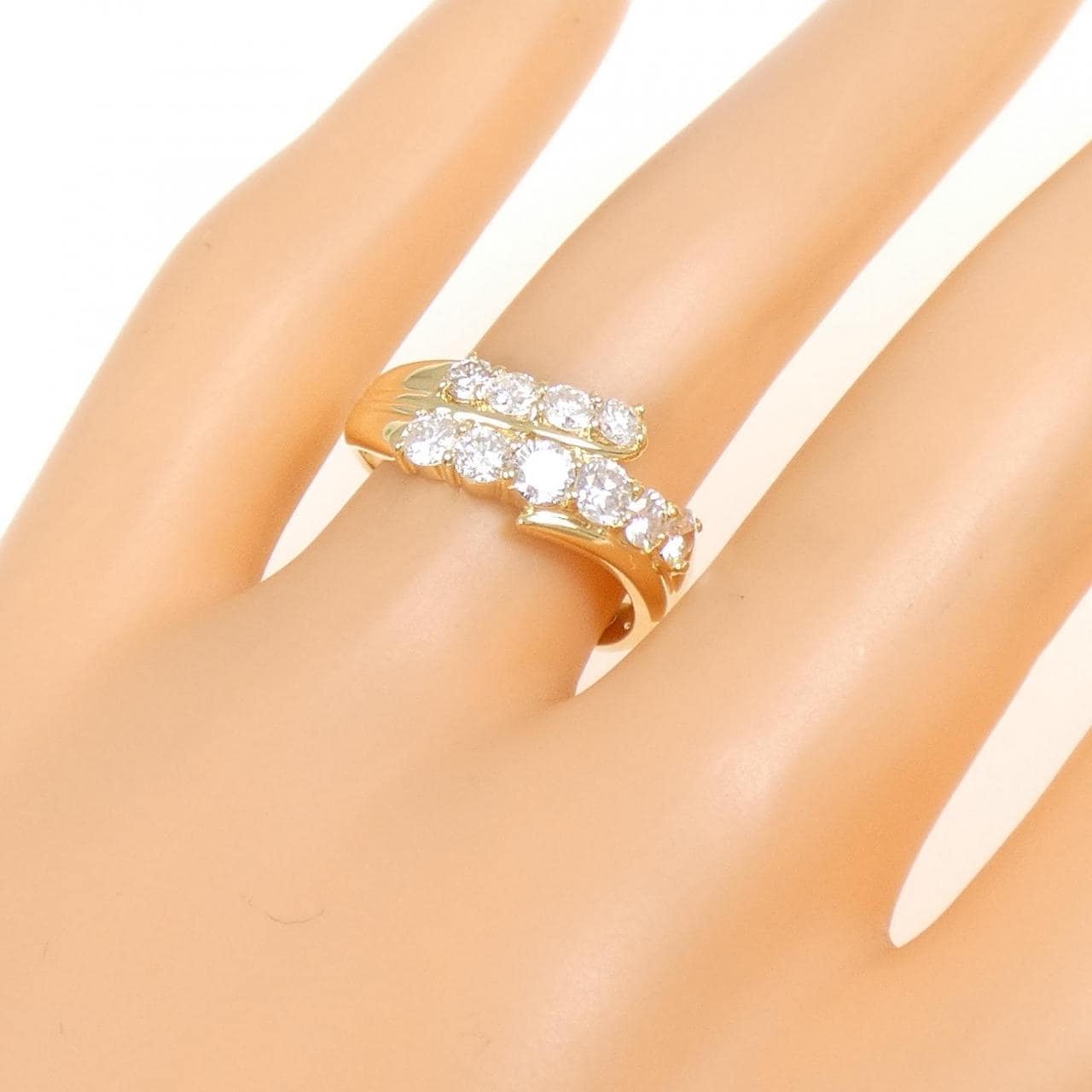 K18YG ダイヤモンド リング 1.00CT