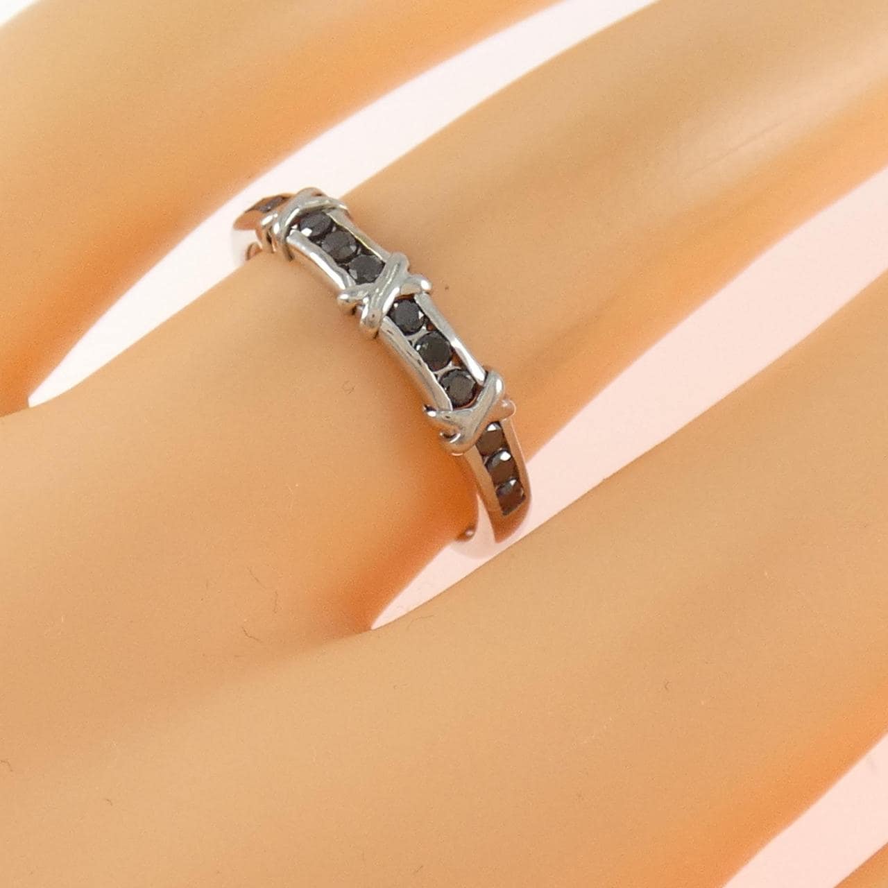 K18WG ダイヤモンド リング 0.21CT