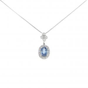 PT900/PT850 アクアマリン ネックレス 0.76CT