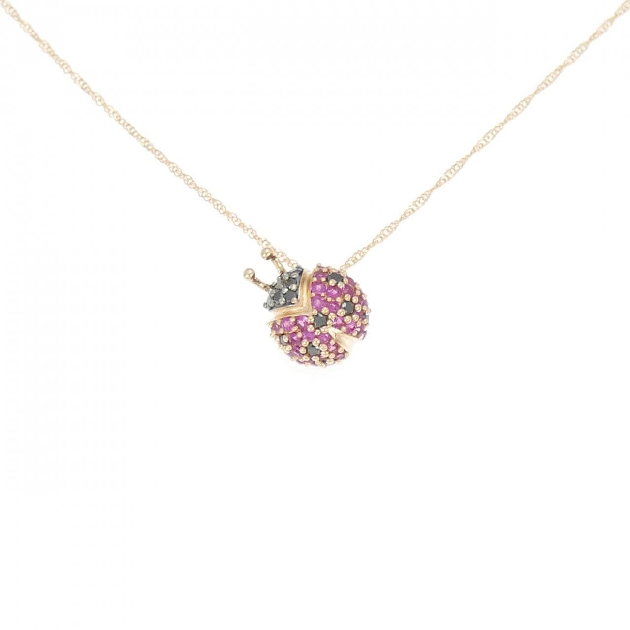 ジーエスティービー ルビー ネックレス 0.30CT