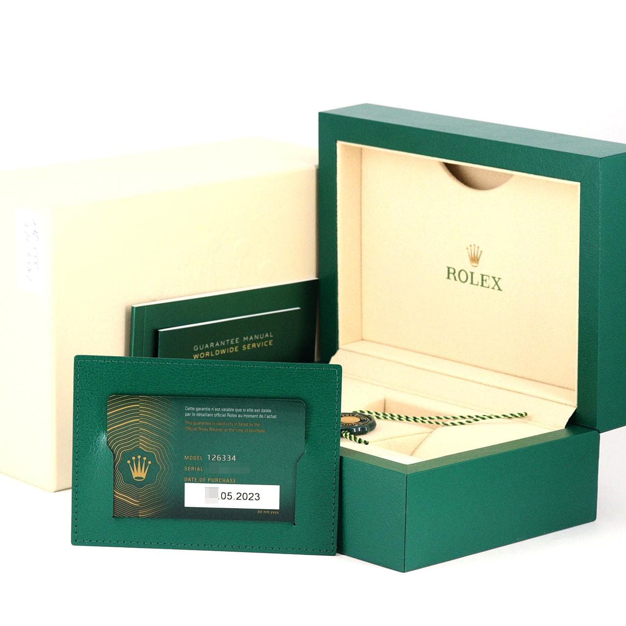 ロレックス デイトジャスト 126334 SSxWG 自動巻 ランダム番