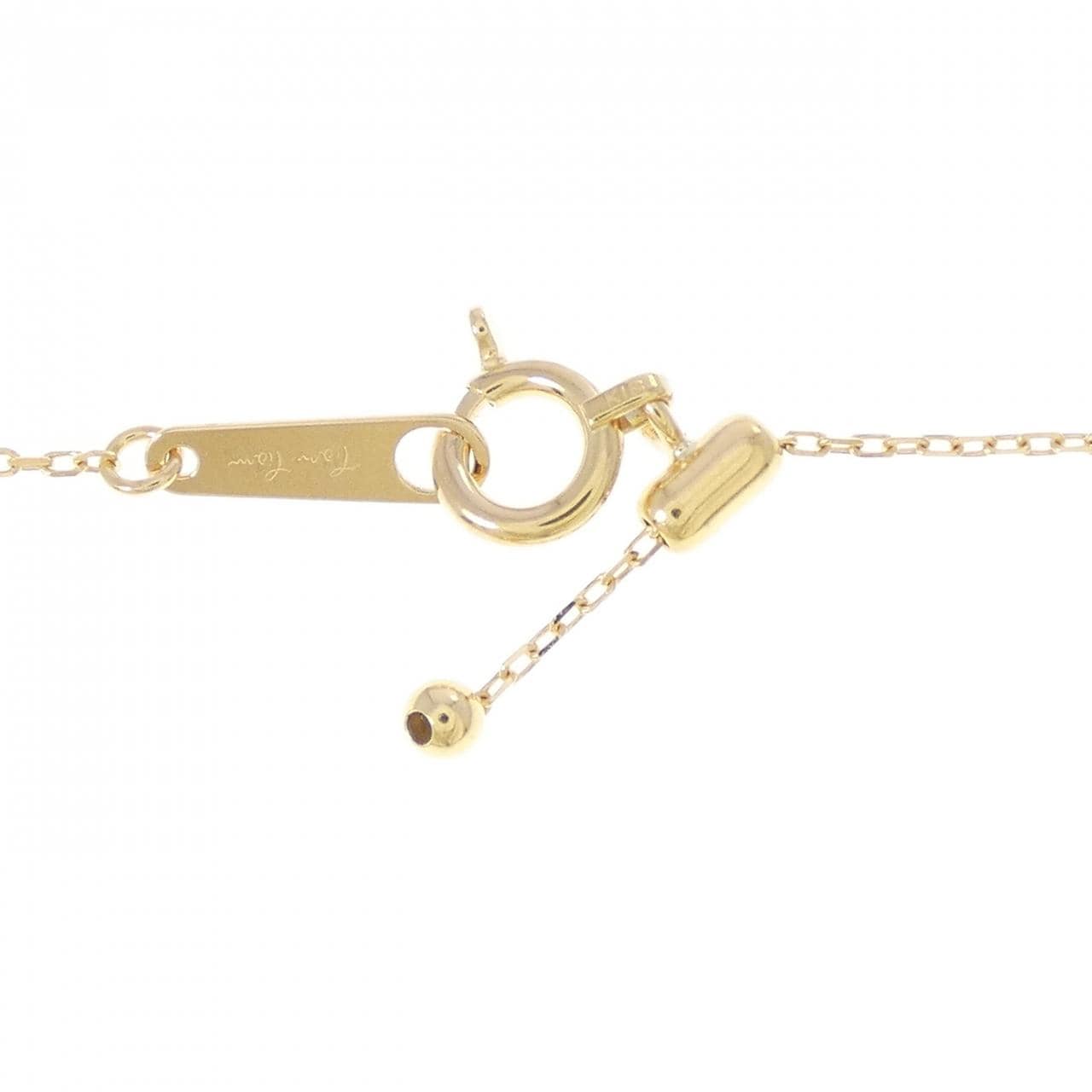 K18YG ダイヤモンド ネックレス 0.11CT