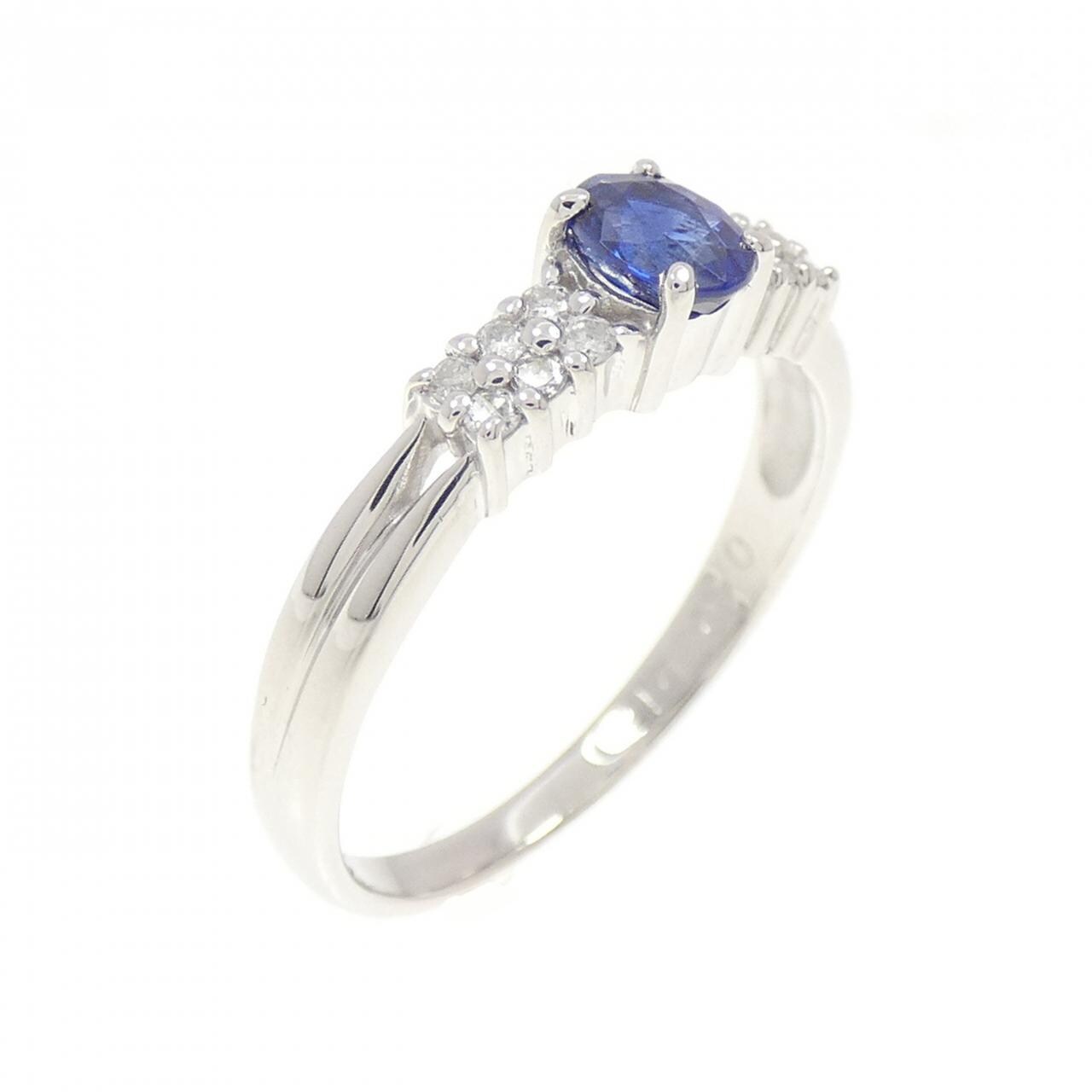 PT900 サファイヤ リング 0.40CT