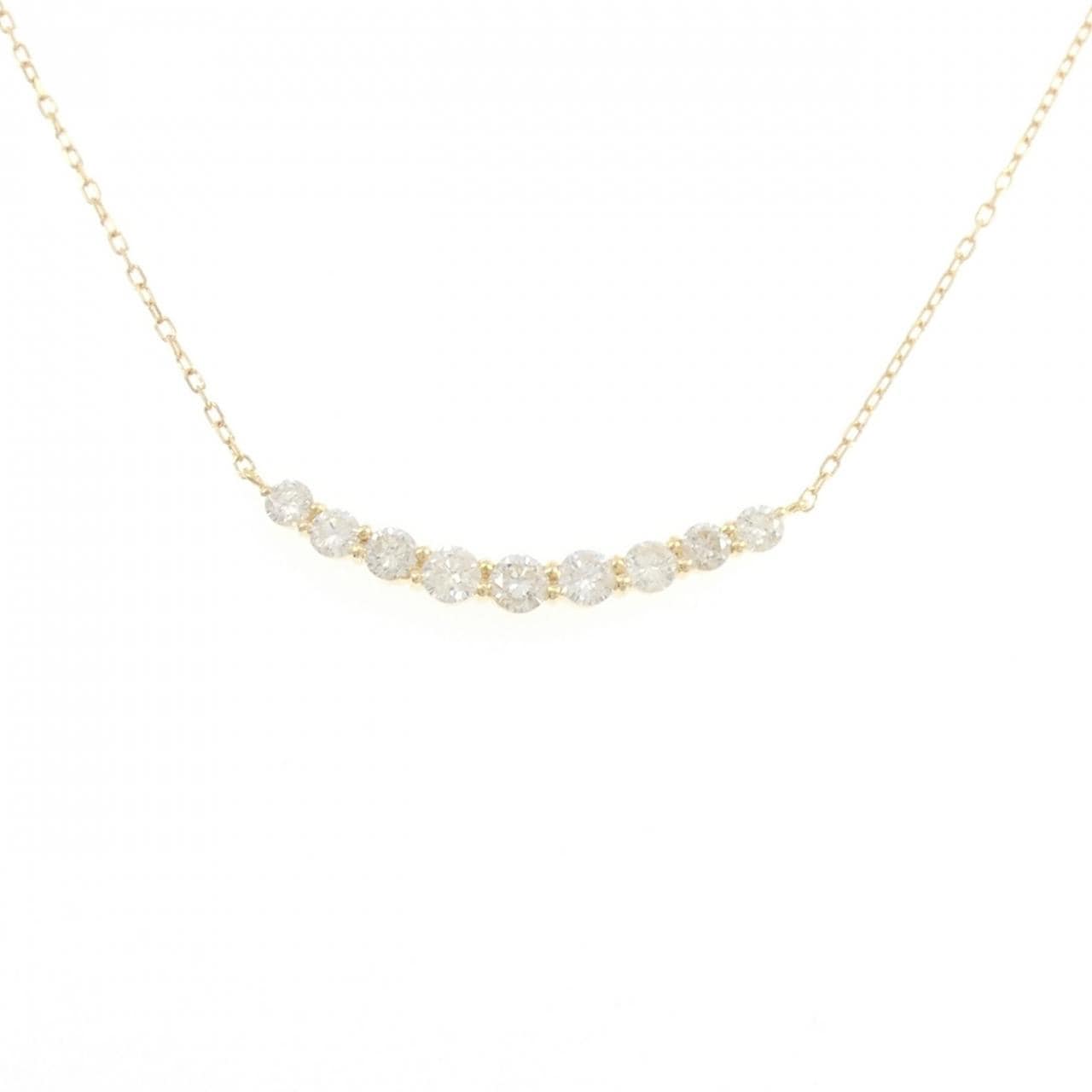 K18YG ダイヤモンド ネックレス 1.00CT