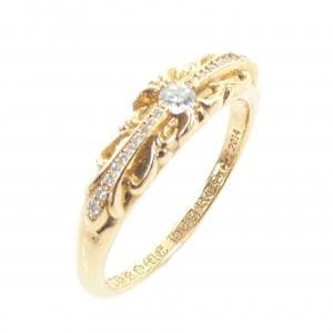 クロムハーツ CHROME HEARTS BABY CLSC FLORAL CRS DMND PAVE 207146023GLDXXX002 RING