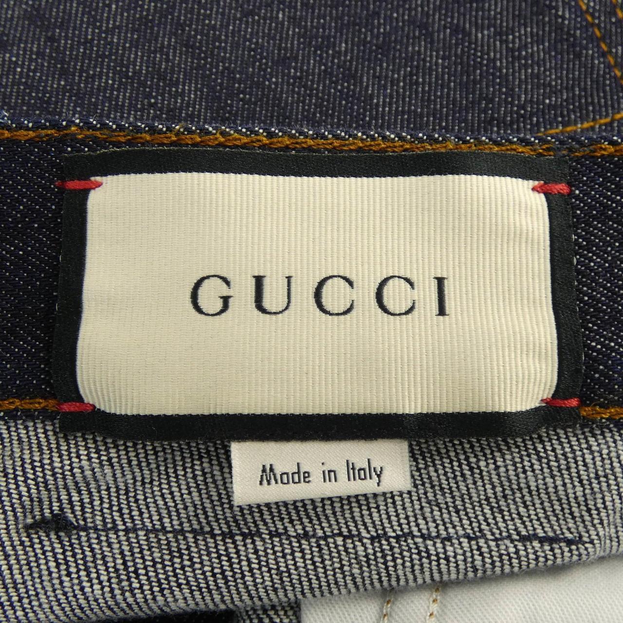 グッチ GUCCI ウォッシュドデニムレギュラーフィット パンツ 623953 XDBBS ジーンズ