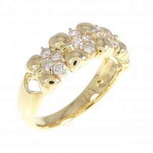 K18YG ダイヤモンド リング 0.35CT