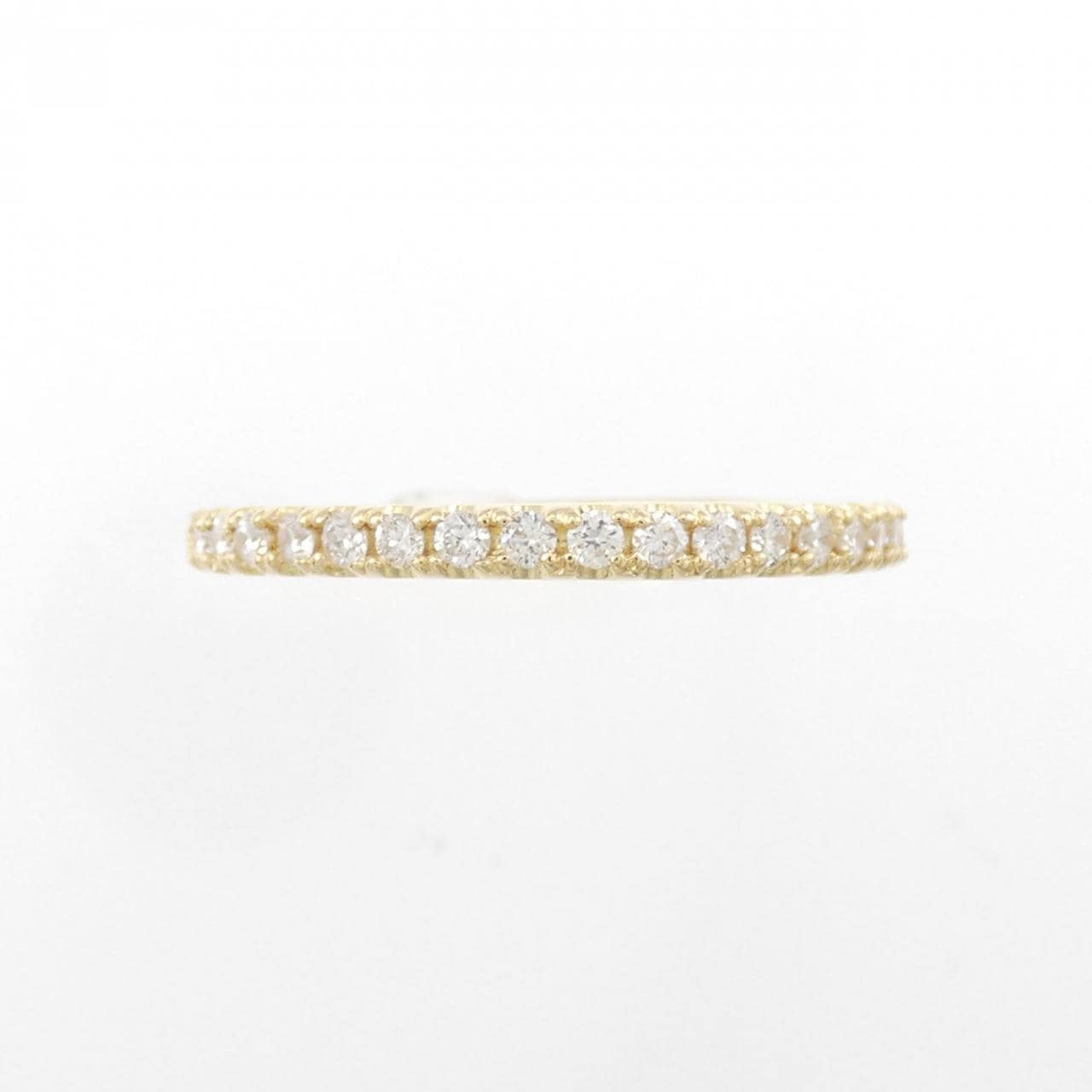 [Remake] K18YG Half Eternity Diamond Ring 0.20CT