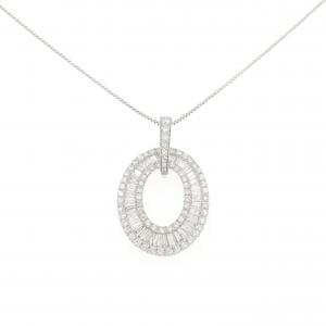 【新品】K18WG ダイヤモンド ネックレス 2.00CT