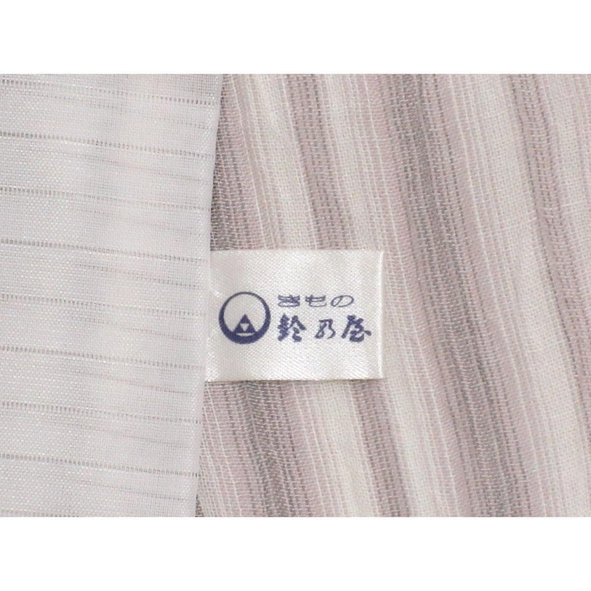 【未使用品】単衣　縮　身幅２Ｌ寸