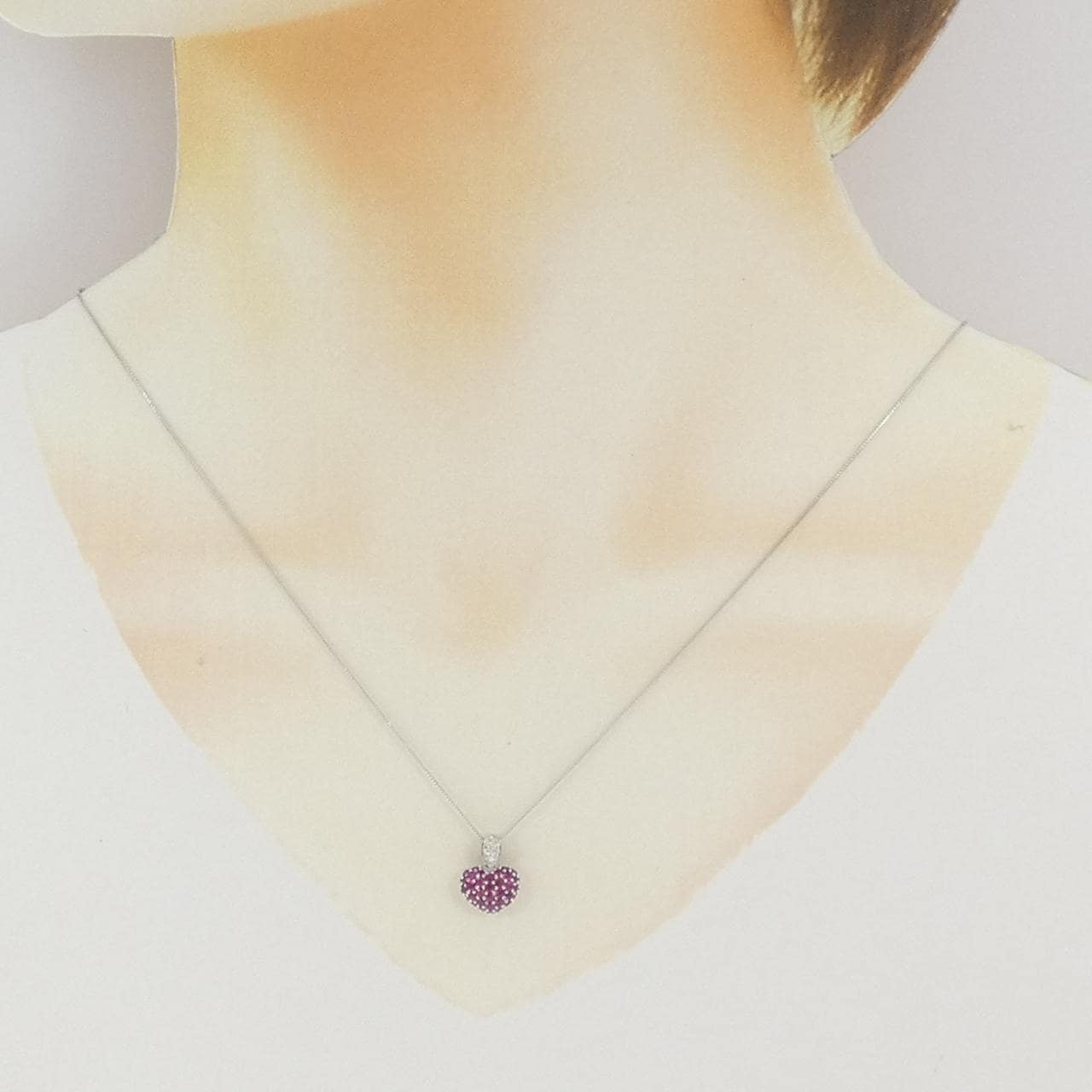 カサハラ マスミ ルビー ネックレス 0.60CT