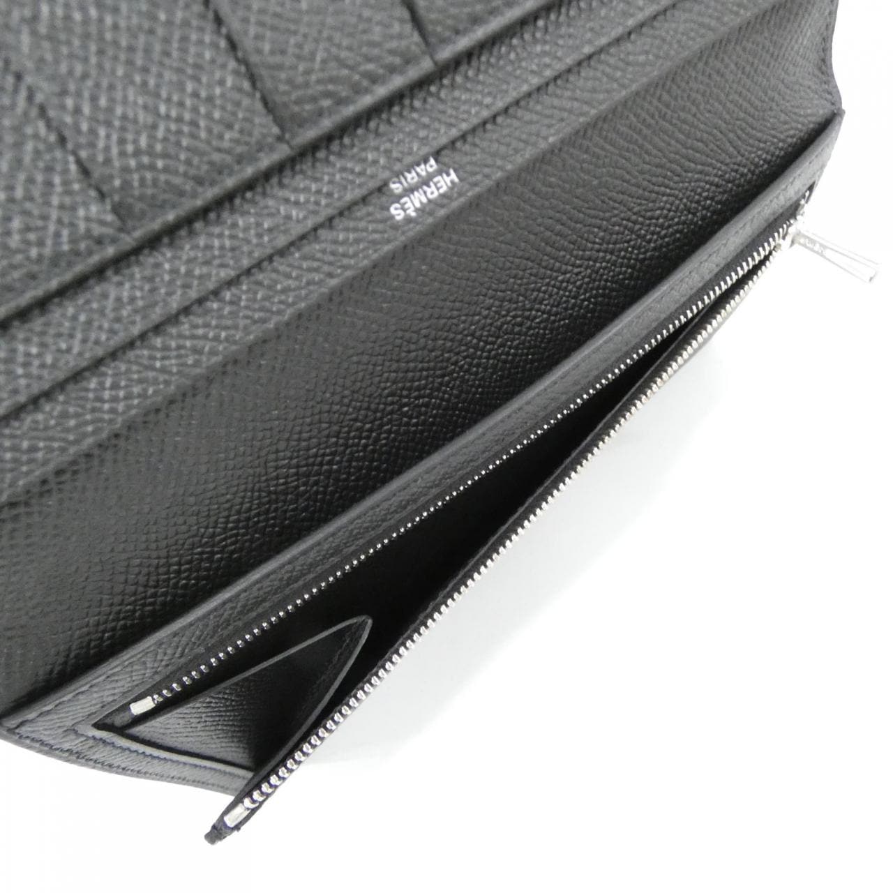 HERMES Bearn Souffle Monochrome 082973CY Wallet
