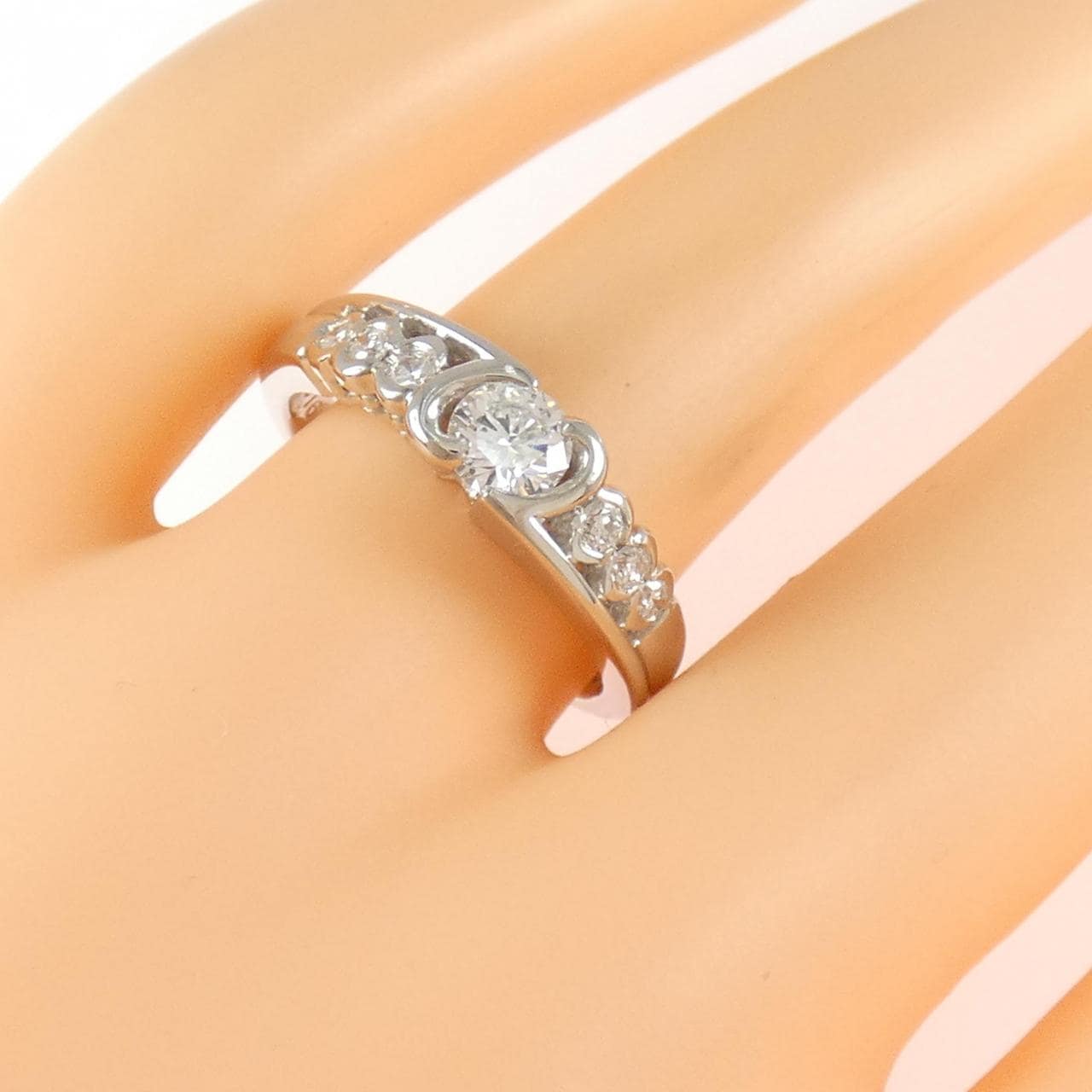 PT900 ダイヤモンド リング 0.40CT