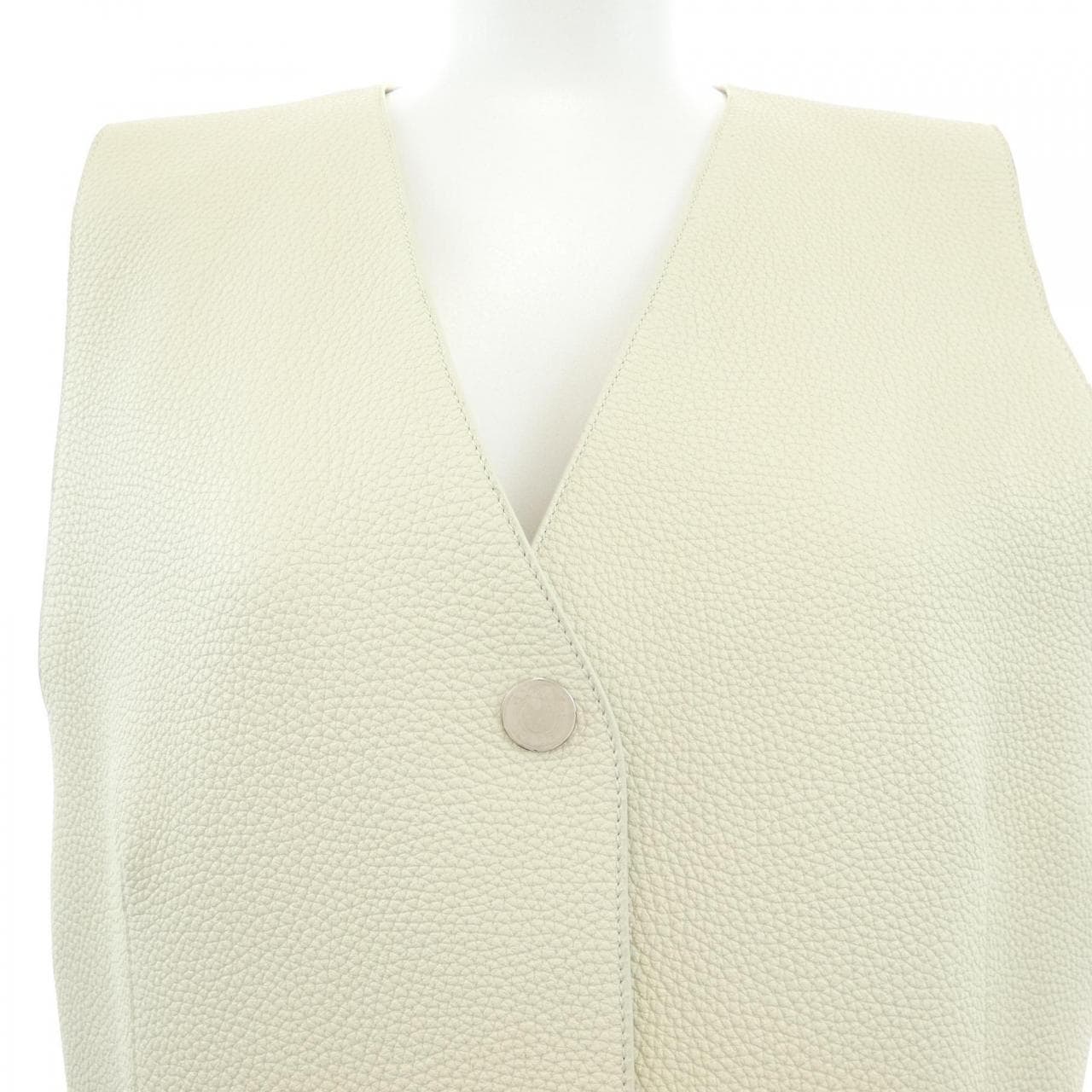 エルメス HERMES クルー･ド･セル 4H1207D2 ロングベスト