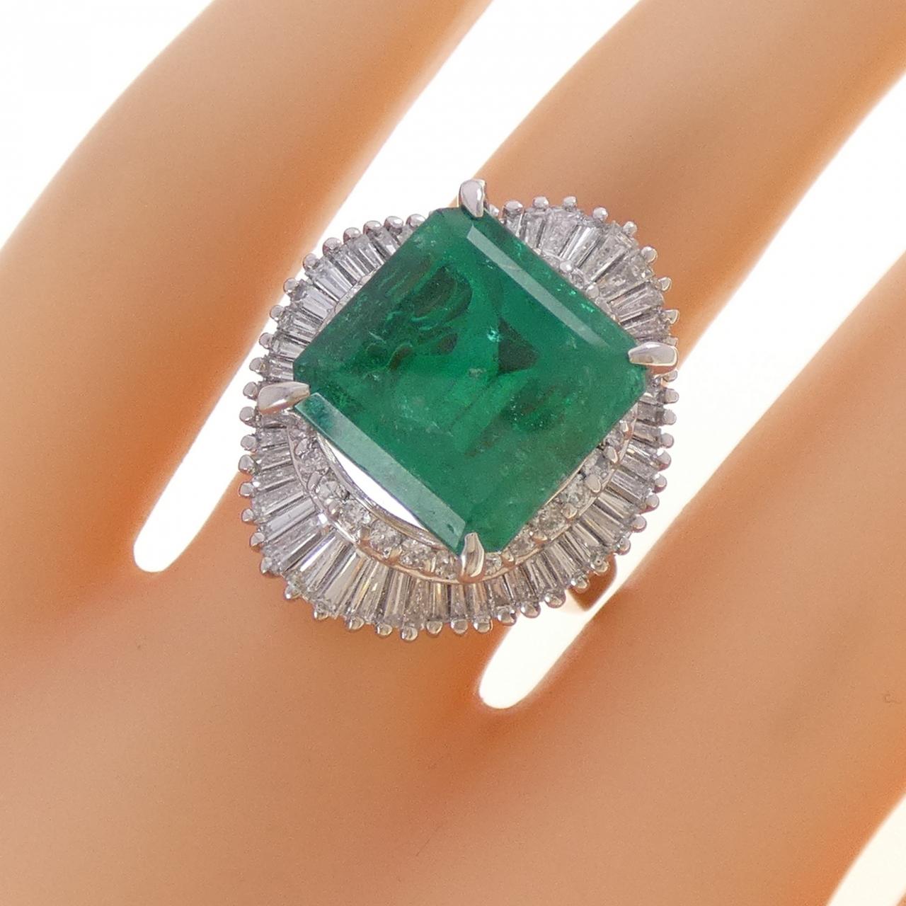 PT900 エメラルド リング 7.73CT コロンビア産