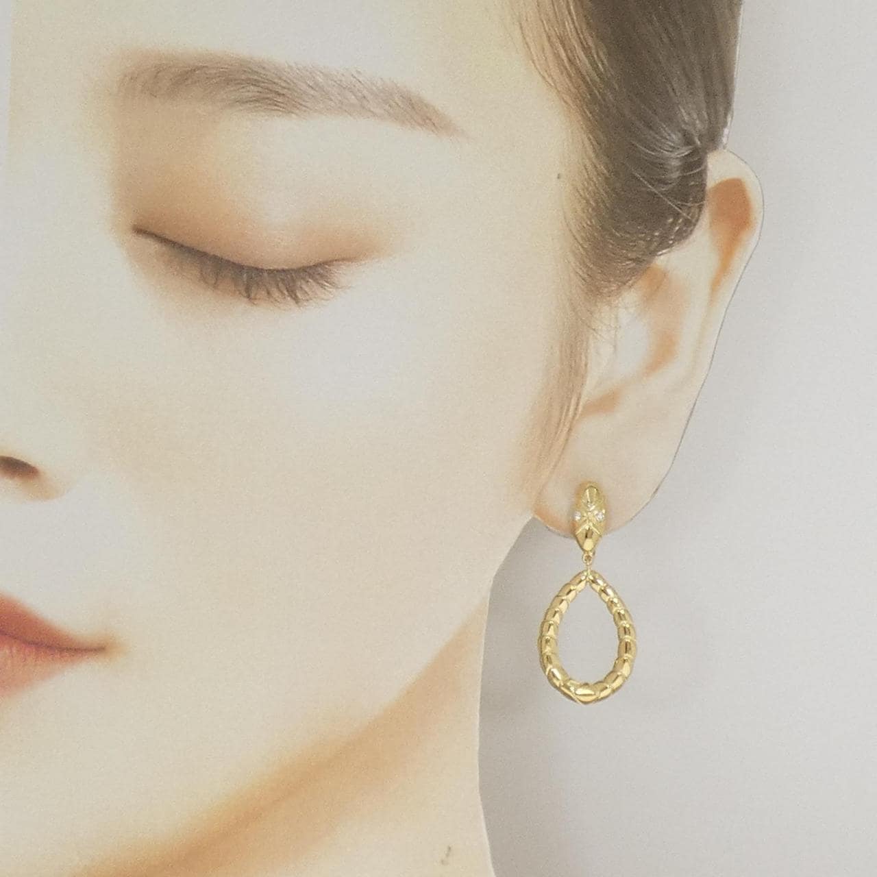 ミキモト ダイヤモンド イヤリング 0.08CT